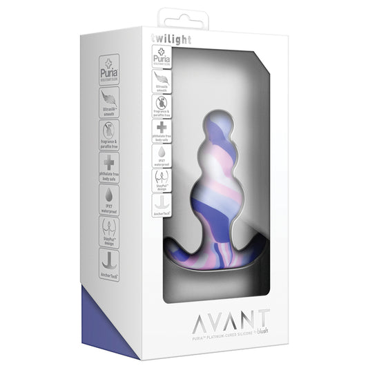 Avant-Twilight-Blue-Artisan-3-Inch-Tapered-Stayput-Butt-Plug-with-Pleasure-Curves