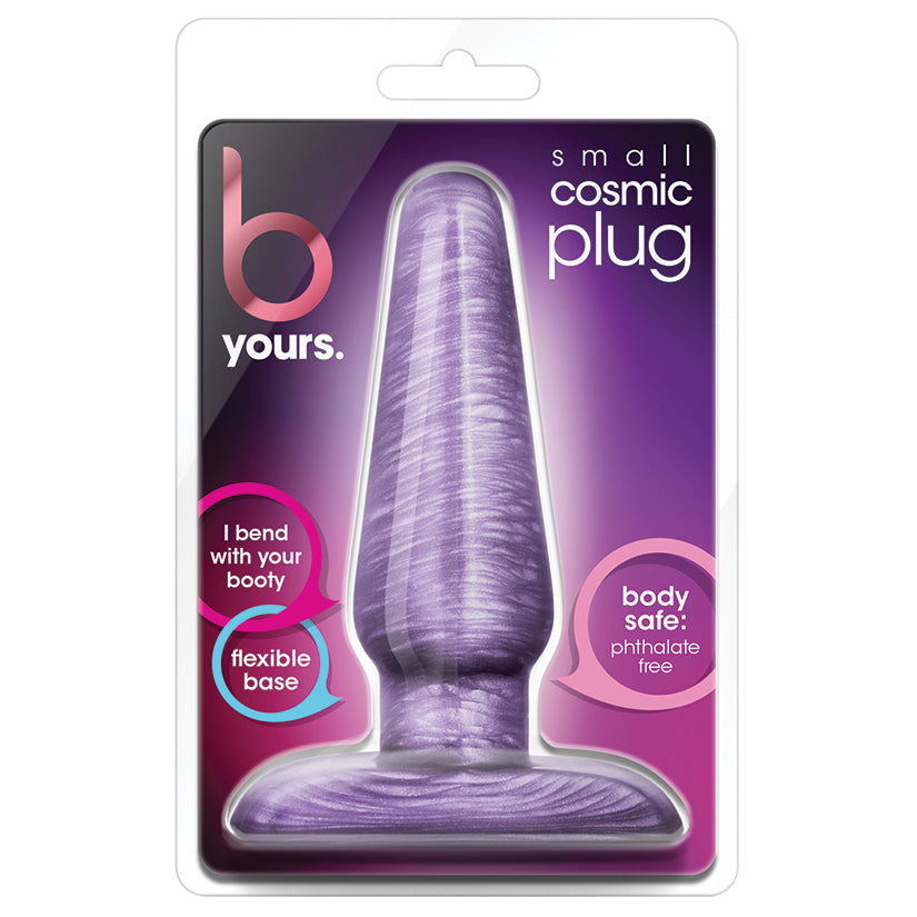 B-Yours-Cosmic-Purple-Swirl-4.25-Inch-Anal-Plug