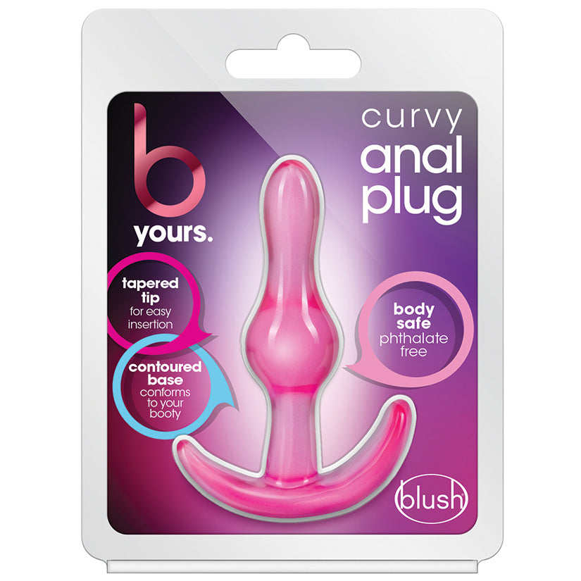 B-Yours-Curvy-Pink-3.5-Inch-Anal-Plug