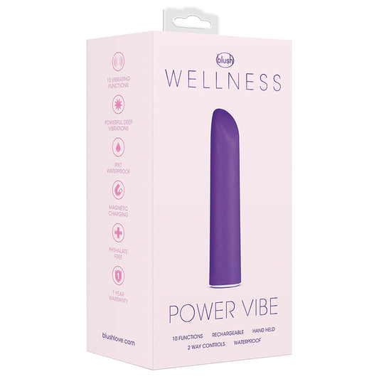 Wellness-By-Blush-Power-Vibe-RumbleTech-Purple-Satin-Smooth-Vibrator