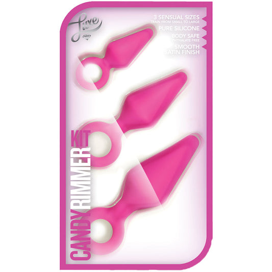 Luxe-Candy-Rimmer-Kit-Fuchsia-Anal-Plug-With-Handle