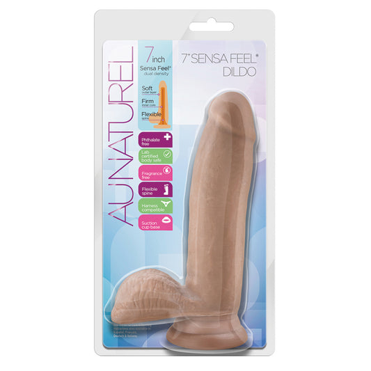 Au-Naturel-Realistic-Latin-7-Inch-Long-Dildo-With-Balls-Suction-Cup-Base