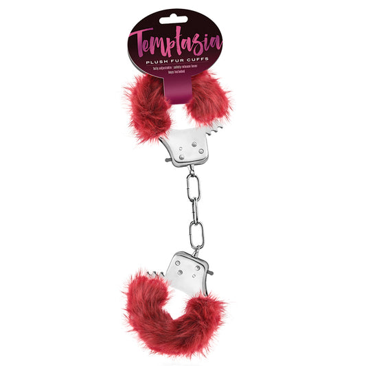 Temptasia-Plush-Fur-Cuffs-Burgundy