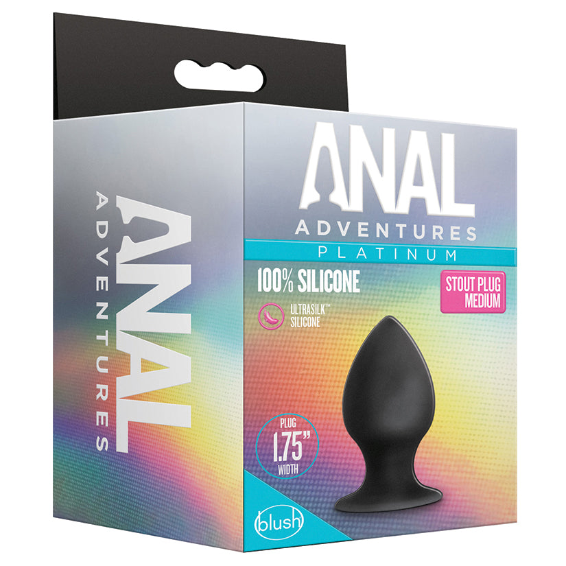 Anal-Adventures-Platinum-Stout-Black-3-Inch-Anal-Plug-With-Suction-Cup-Base