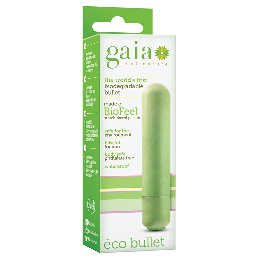 Gaia-Eco-Bullet-Plant-Based-4-Smooth-Waterproof-Bullet-Vibrator-in-Green