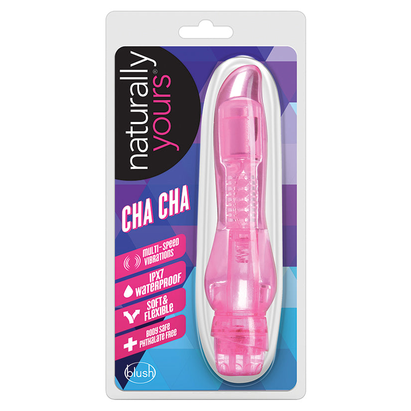 Naturally-Yours-Cha-Cha-Pink-6.75-Inch-Vibrator