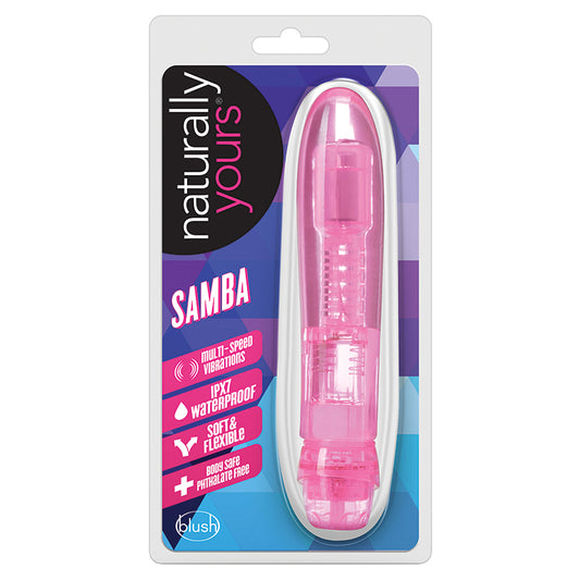 Naturally-Yours-Samba-Pink-6.75-Inch-Vibrator
