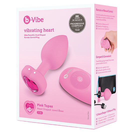 b-Vibe-Vibrating-Heart-Jewel-Plug-Pink-S-M