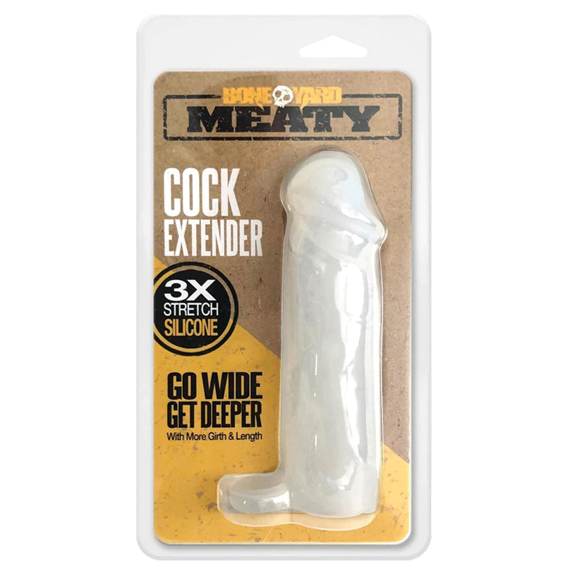 Boneyard Meaty Cock Extender - Clear