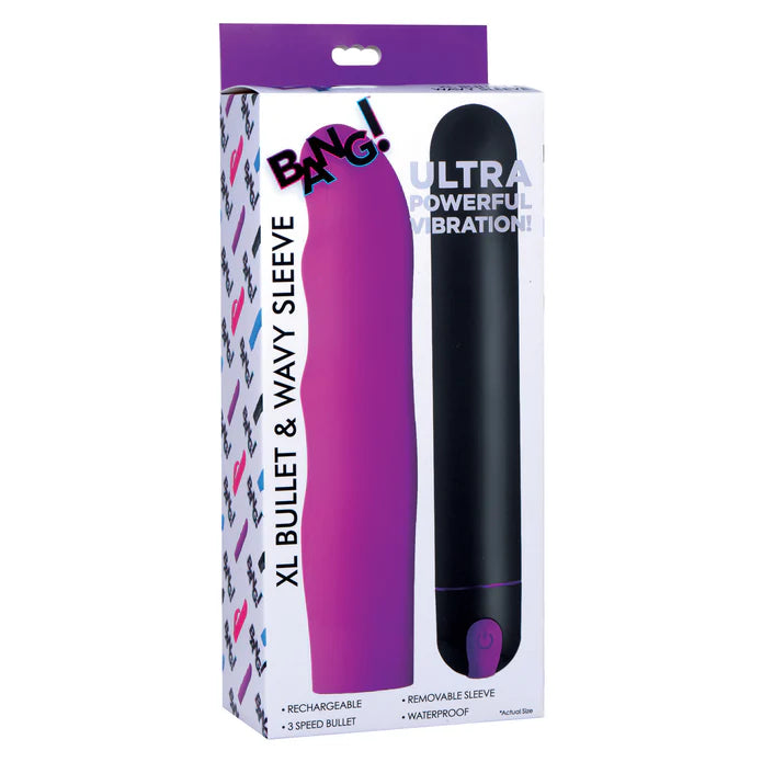 Bang! 3 Speed XL Bullet And Silicone Wavy Sleeve