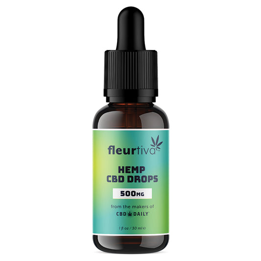 Fleurtiva Hemp CBD Drops - 500mg