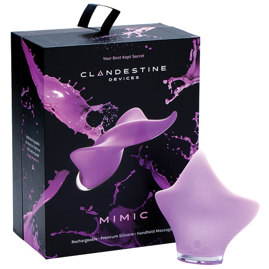 Clandestine-Devices-Mimic-Massager-Lilac