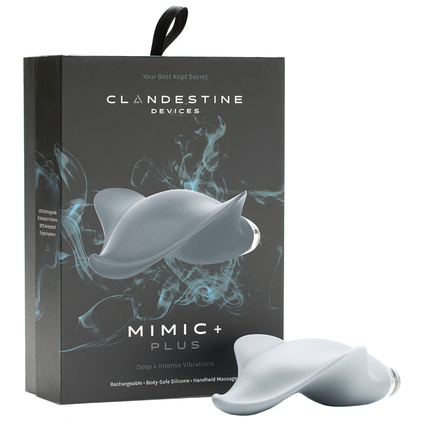 Clandestine-Devices-Mimic-+-Plus-Massager-Grey