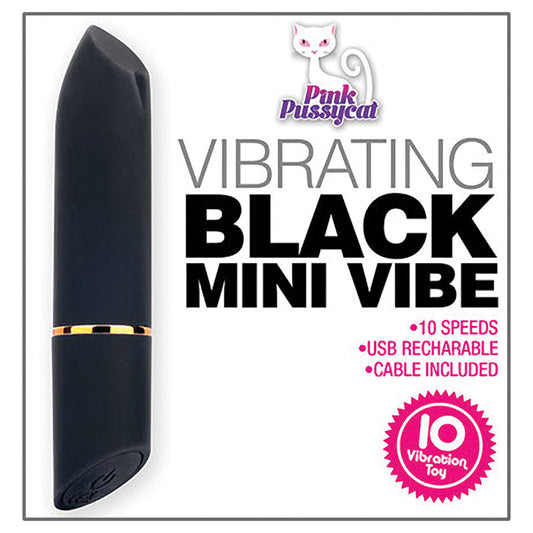 Pink-Pussycat-Vibrating-Mini-Vibe-Black