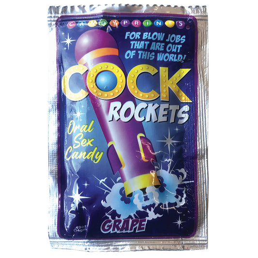 Cock Rockets Oral Sex Candy - Grape