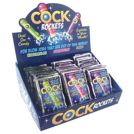 Cock Rockets Oral Sex Candy - Assorted (36 Pack)