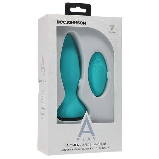 A-Play-Rimmer-Experienced-Rechargeable-5.75-Plug-Teal