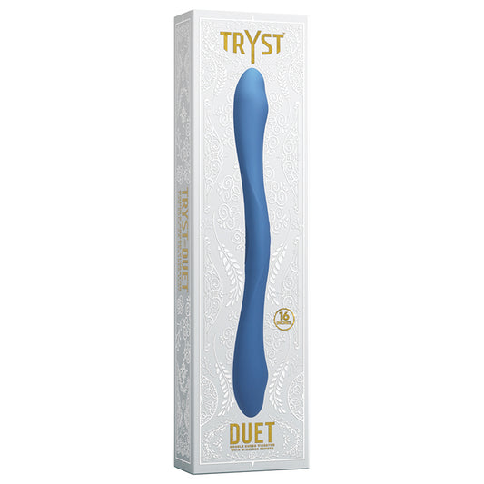 TRYST Duet Double Ended Vibrator - Periwinkle Blue