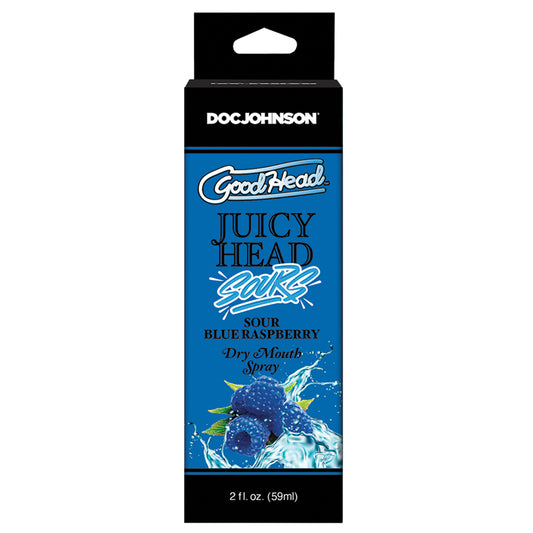 Goodhead Juicy Head Sours Dry Mouth Spray - Sour Blue Raspberry 2oz