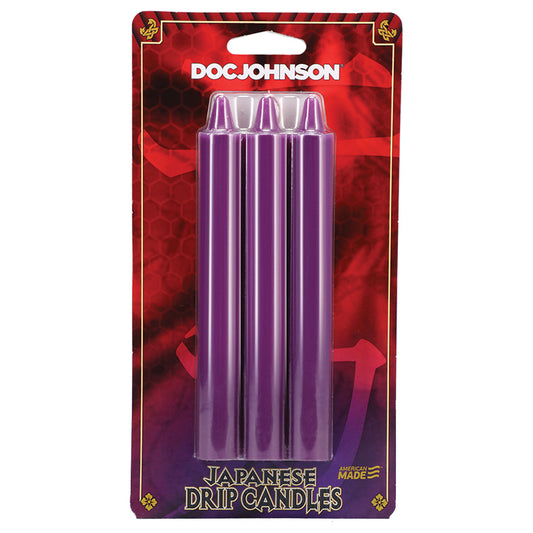 Japanese-Drip-Candles-3-Pack-Purple