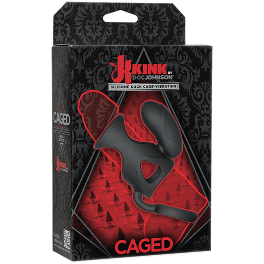 Kink-Silicone-Cock-Caged