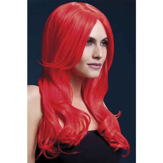 Smiffys Fever Khloe Wig - Red 26"