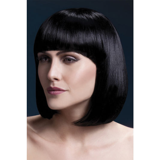 Smiffys Fever Elise Wig - Black 13"