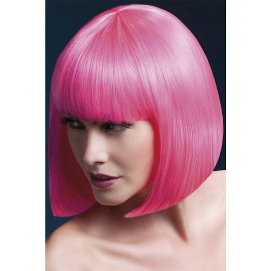 Smiffys Fever Elise Wig - Pink 13"