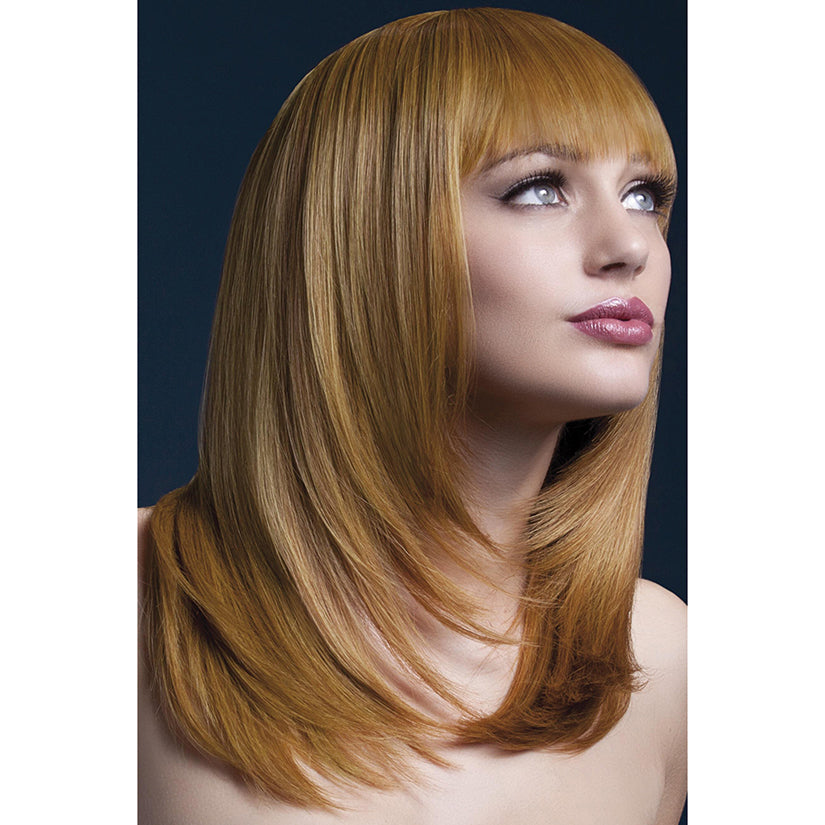 Smiffys Fever Tanja Wig - Auburn 19"