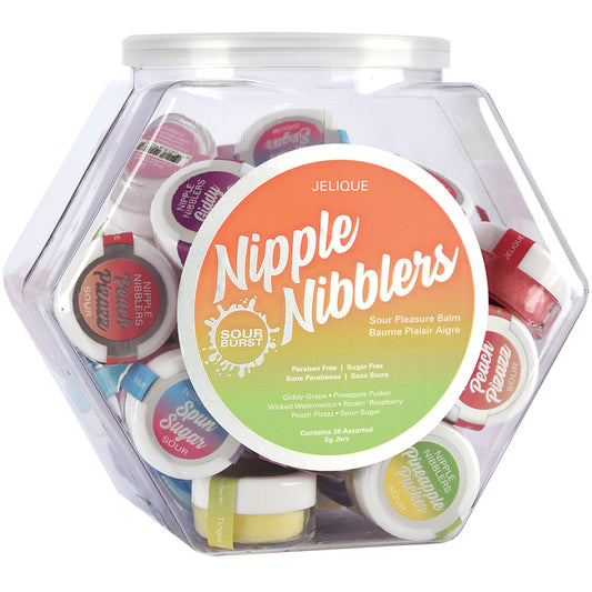 Jelique-Nipple-Nibblers-Sour-Tingle-Balm-Assorted-Display-Bowl-36Pcs-3g