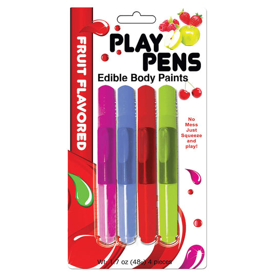 Play Pens - Edible Body Paints (4 Pack)