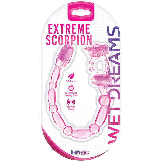 Wet Dreams Extreme Scorpion Vibrating Anal Beads