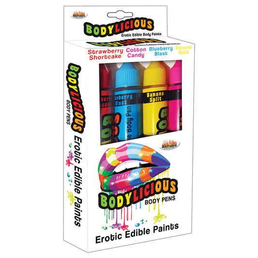 Bodylicious Edible Body Paint Pens (4 Pack)