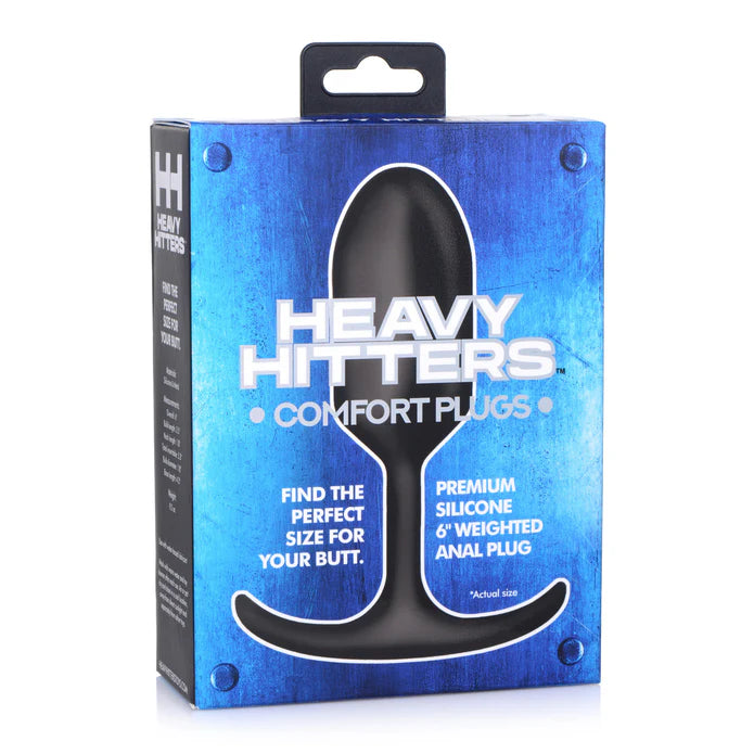 Heavy Hitters Premium Silicone Weighted Anal Plug - Large