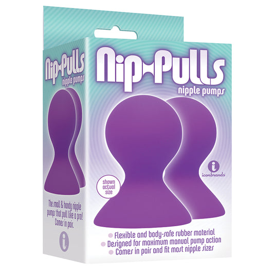 Icon Brands - Nip-Pulls Nipple Pumps - Purple