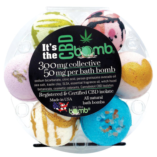 Its The Bomb CBD Bath Bomb Gift Set - 6pk 50mg