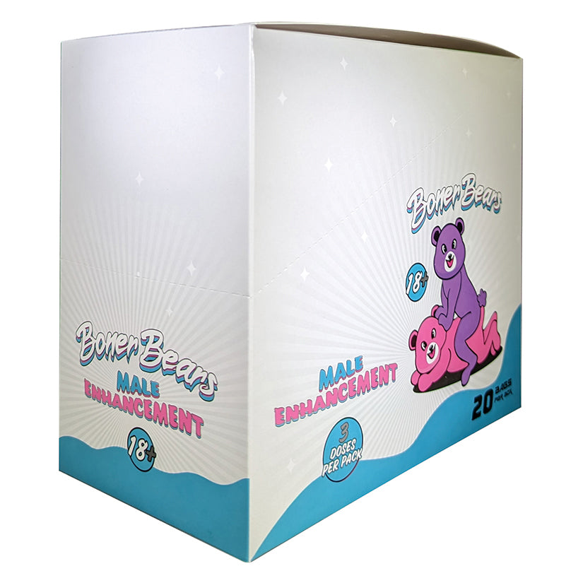 Boner Bears Male Enhancement Gummies - Display of 20