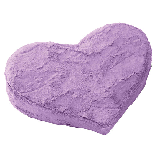 Liberator Fur Heart Wedge - Purple