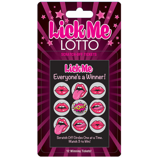 Lick Me Lotto - Scratch Ticket Oral Sex Game for Lovers