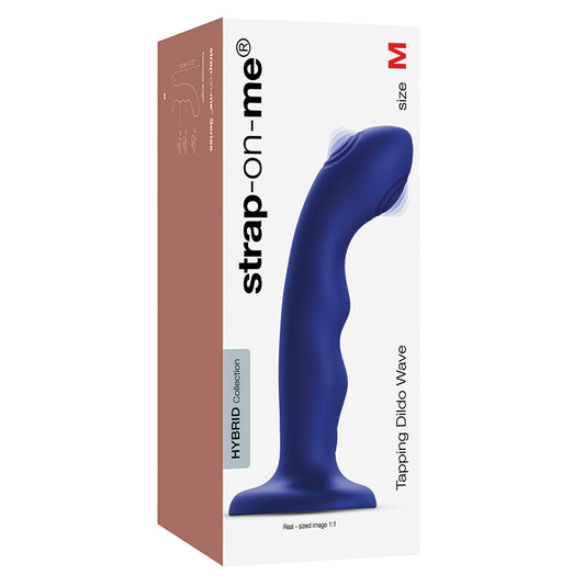 Strap On Me Tapping Dildo Wave - Night Blue