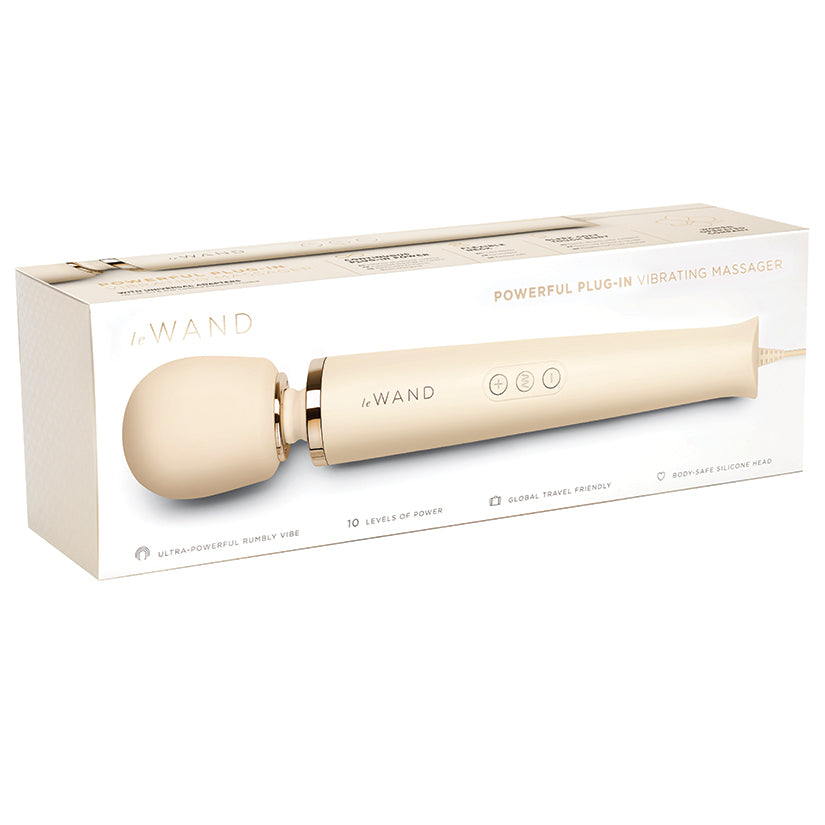 Le-Wand-Plug-In-Vibrating-Massager-Cream
