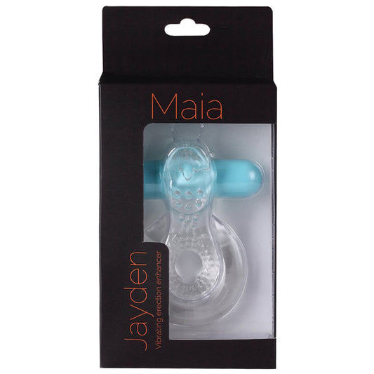 Maia-JAYDEN-Rechargeable-Vibrating-Erection-Enhancer-Ring-Clear