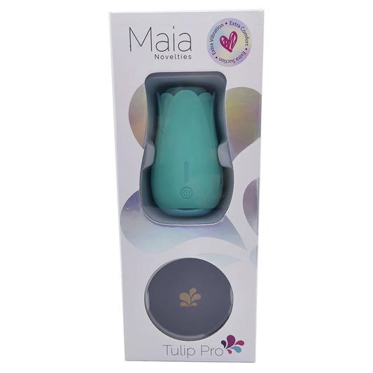 Maia-TULIP-PRO-15-Function-Silicone-Suction-Toy-with-Wireless-Charge-Teal