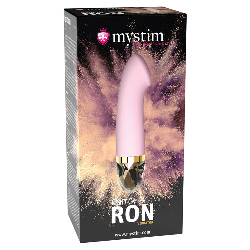 Mystim Right on Ron Vibrator - Rose
