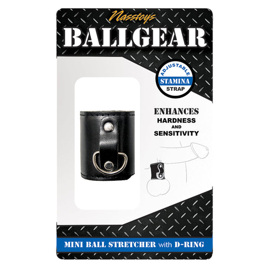 Ballgear-Mini-Ball-Stretcher-With-D-Ring-Black