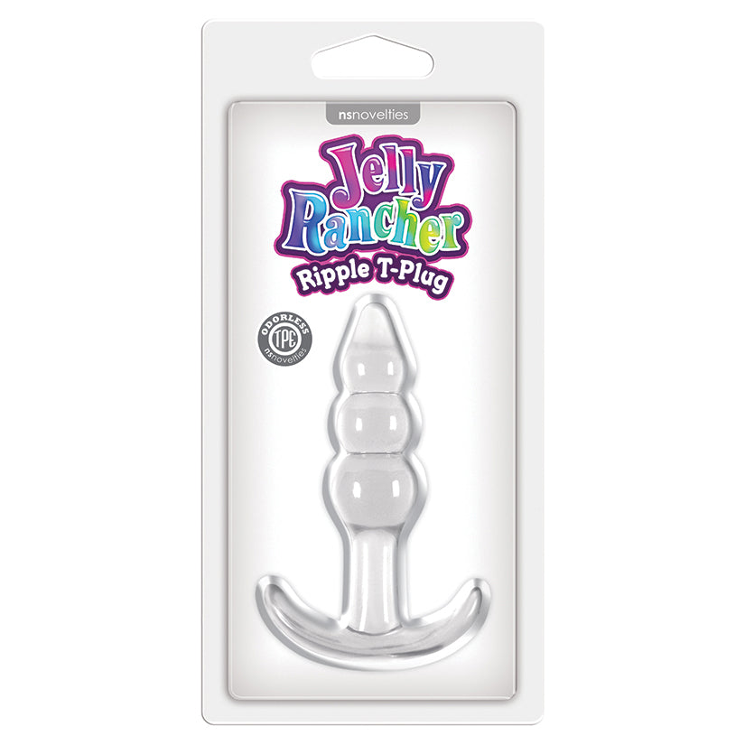Jelly-Rancher-Ripple-T-Plug-Clear