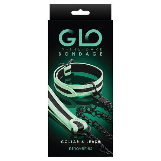GLO-Bondage-Collar-and-Leash-Glow-In-The-Dark