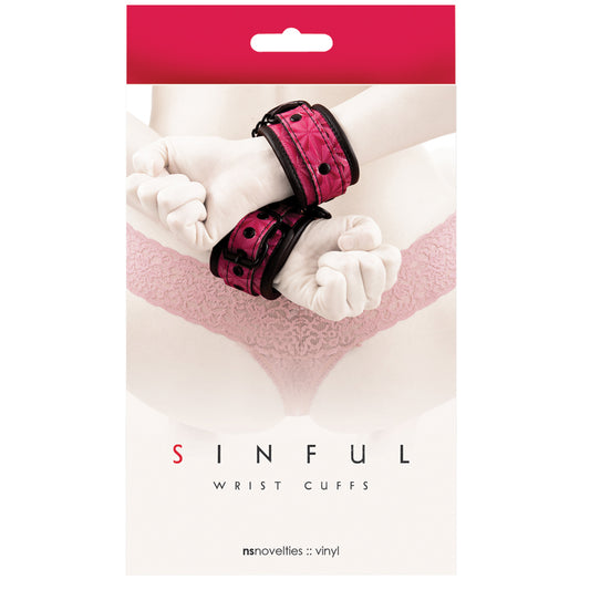 Sinful-Wrist-Cuffs-Pink