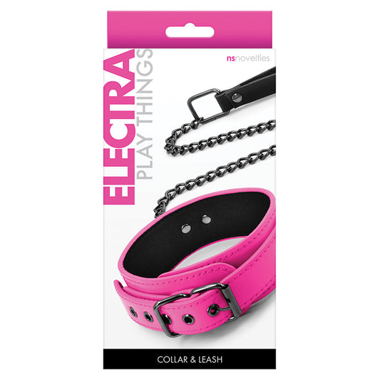 Electra-Play-Things-Collar-and-Leash-Pink