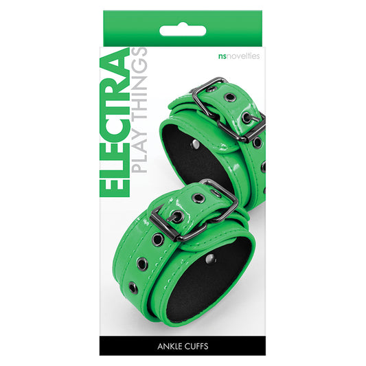 Electra-Play-Things-Ankle-Cuffs-Green